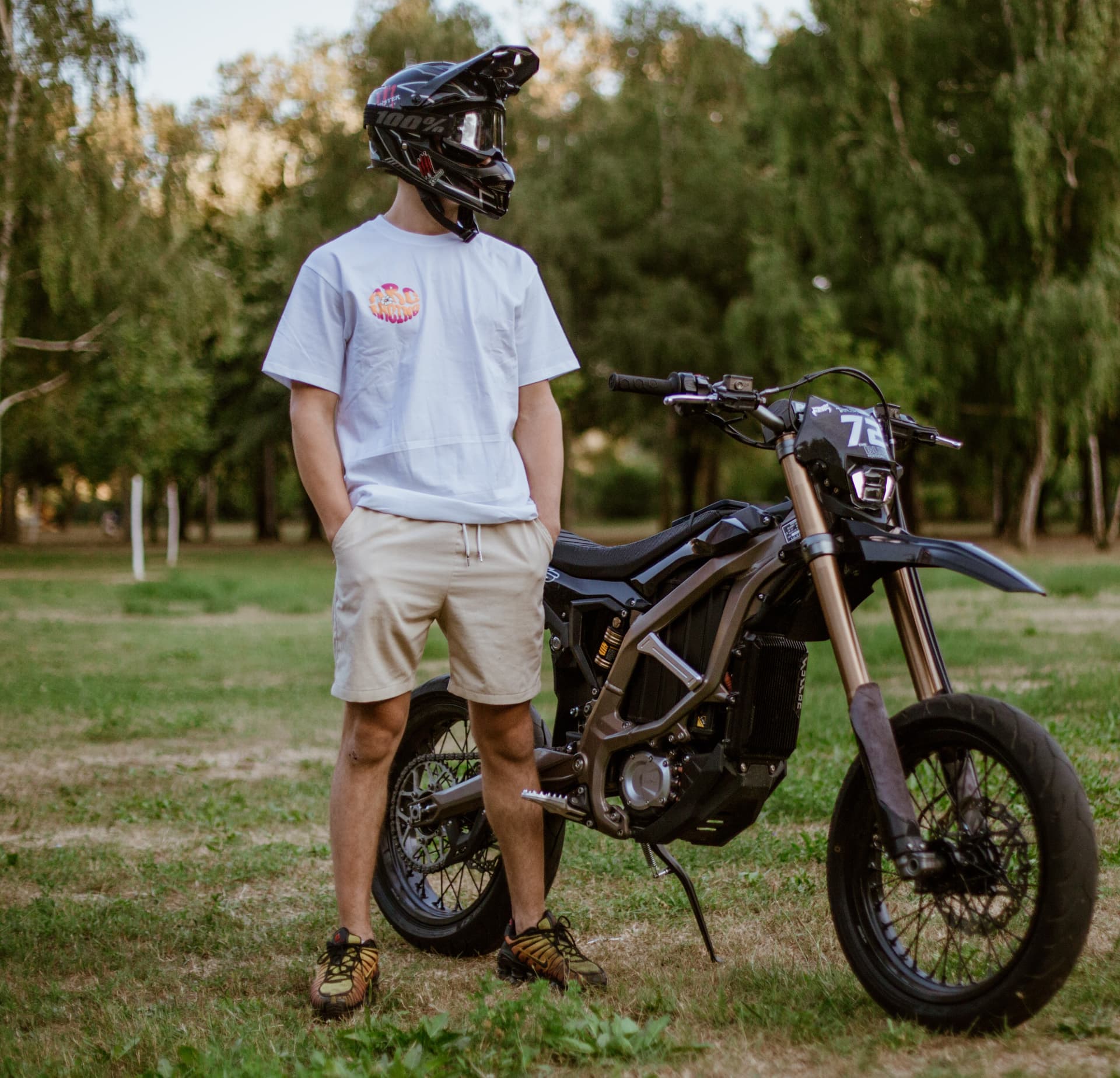 Built Not Bought Tee — Sunset front