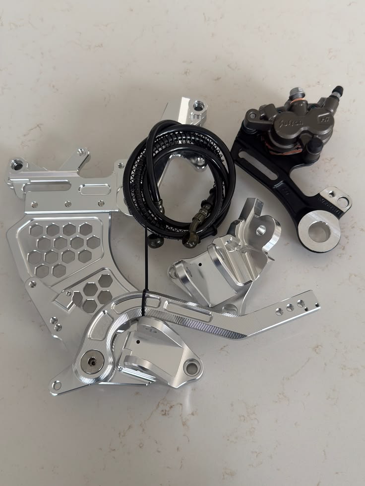 Ultra Bee foot brake kit — full hardware set